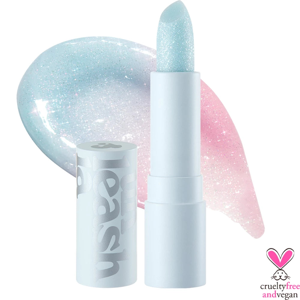 UNLEASHIA Glacier Vegan Balm Lippenbalsam Nr. 2 Blue Lagoon - Feuchtigkeit und Glanz, 3,3 g