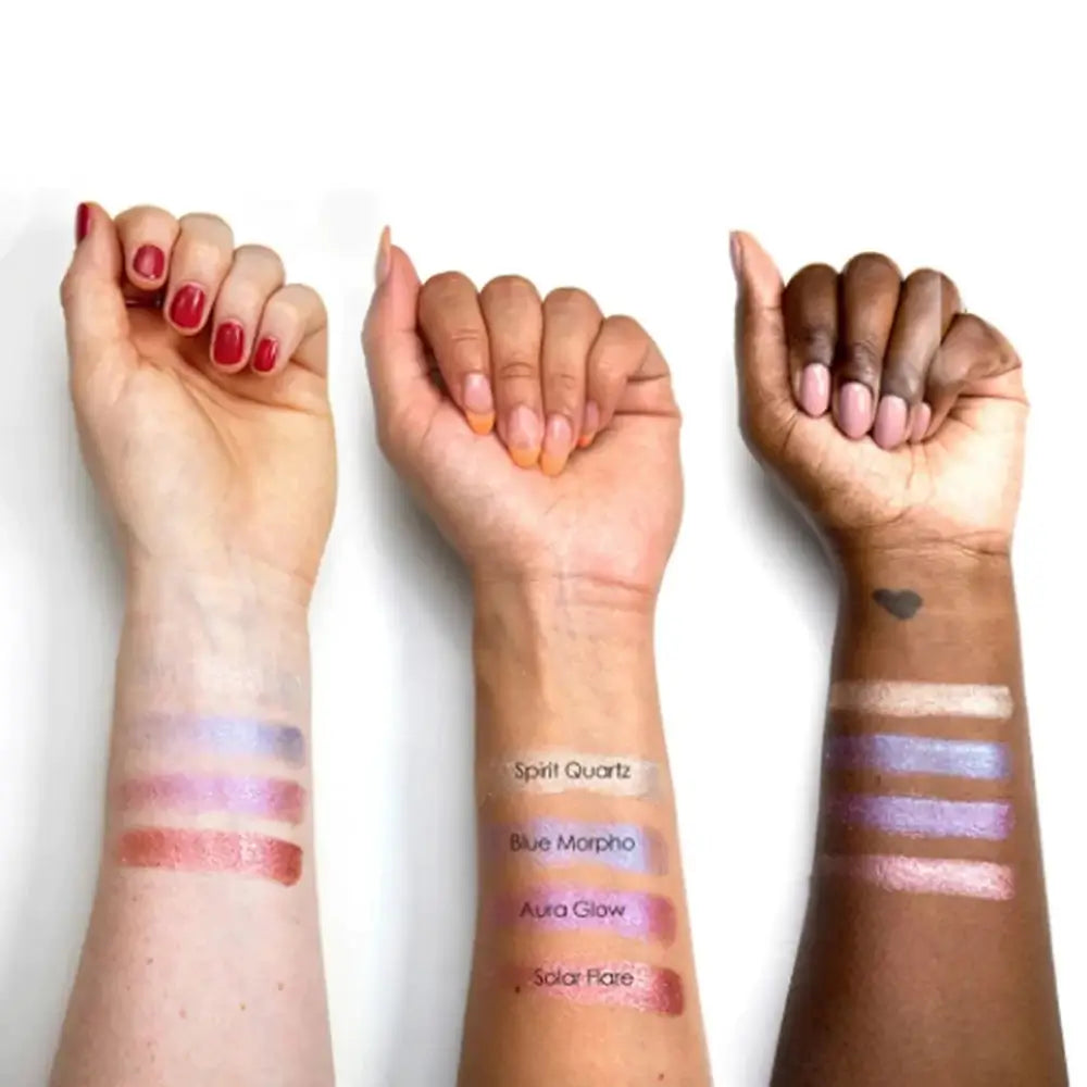 BODYOGRAPHY Glitzer-Pigment - Lidschatten formuliert mit glitzernden Pigmenten und Perlglanzpigmenten - 3 g - Aura Glow