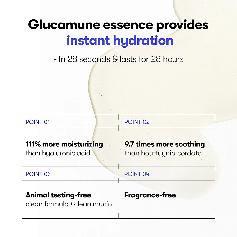 VT COSMETICS Glucamune Essence - Essenz mit Panthenol und Allantoin zur Hautfeuchtigkeit und Hautkomfort - 100 ml