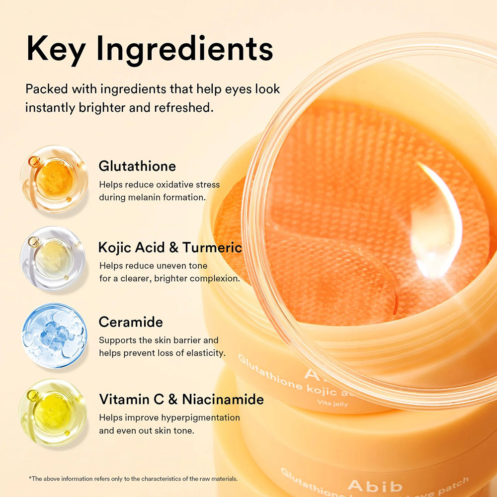 Glutathion Kojicsäure Augenpads Vita Jelly Augenmaske 60 Stk.