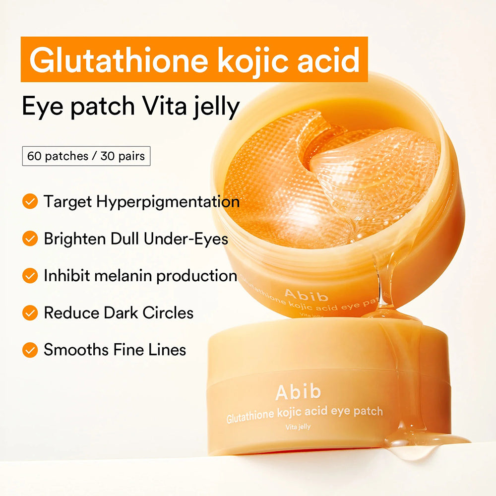 Glutathion Kojicsäure Augenpads Vita Jelly Augenmaske 60 Stk.