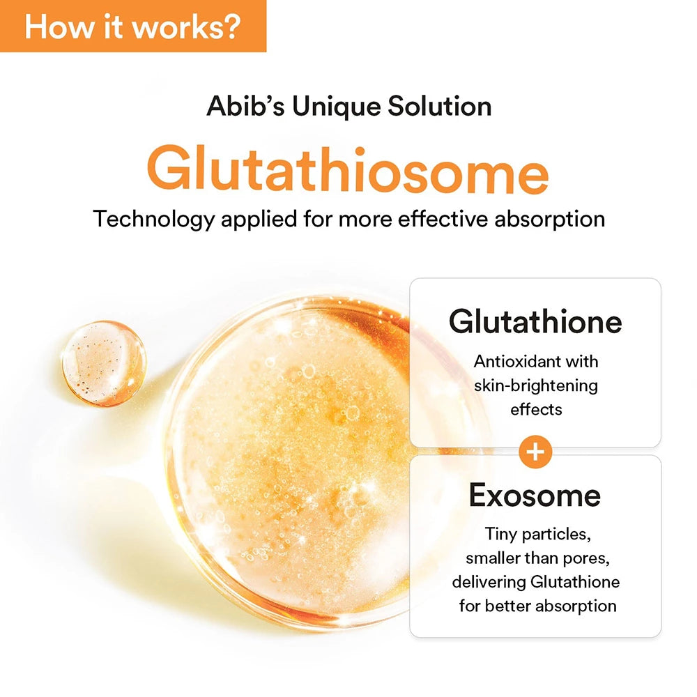 ABIB Glutathiosome Dark Spot Serum Vita Tropfen - Leuchtkraft und Feuchtigkeit, 50ml