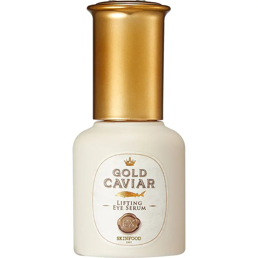 SKINFOOD Gold Caviar EX Augenserum - Straffung und Feuchtigkeit mit Gold und Kaviar, 32 ml