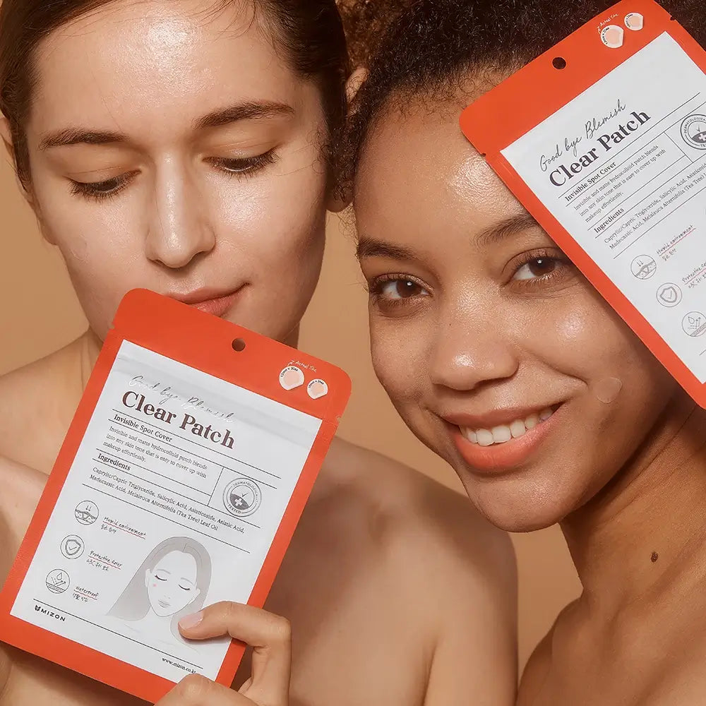MIZON Good Bye Blemish Clear Patch 44 Stück - transparente und matte Hydrokolloid-Pflaster mit Salicylsäure und Teebaumöl zur Behandlung von Akne und zum Schutz von Läsionen vor äußeren Einflüssen