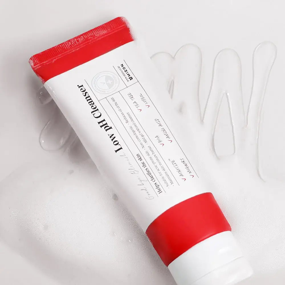 MIZON Good Bye Blemish Low ph Cleanser - Reinigungsgel mit Salicylsäure und Teebaumöl zur Behandlung und Vorbeugung von Hautunreinheiten wie Akne und Mitessern, zur Aufrechterhaltung des natürlichen Hautgleichgewichts - 100 ml