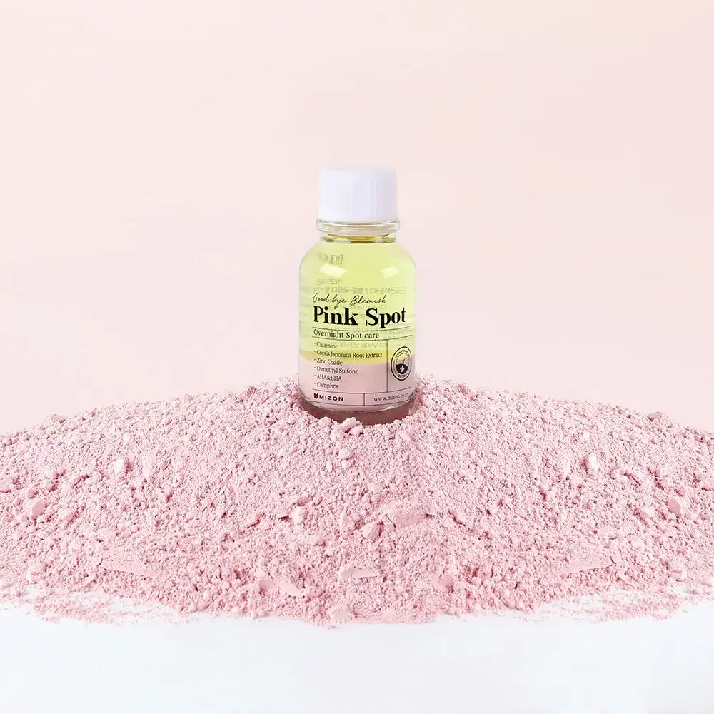 MIZON Good Bye Blemish Pink Spot - Gesichtsserum mit AHA- und Salicylsäure (BHA) zur Behandlung von Hautunreinheiten und zur Beruhigung akneanfälliger Haut - 19 ml