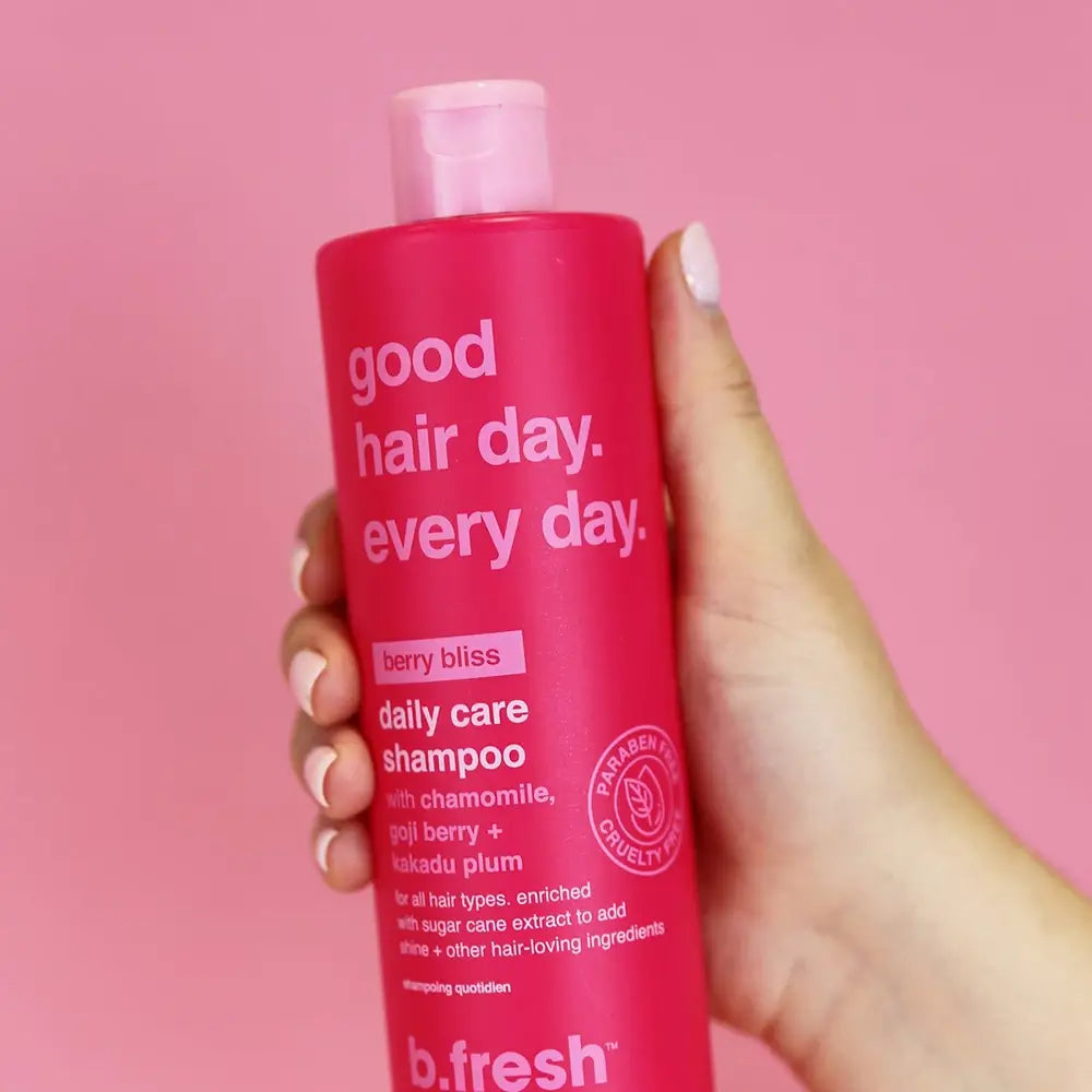 B.fresh Guter Haar-Tag Jeden Tag Shampoo für den täglichen Gebrauch mit Kamille und Goji - Feuchtigkeit und Glanz, 355 ml