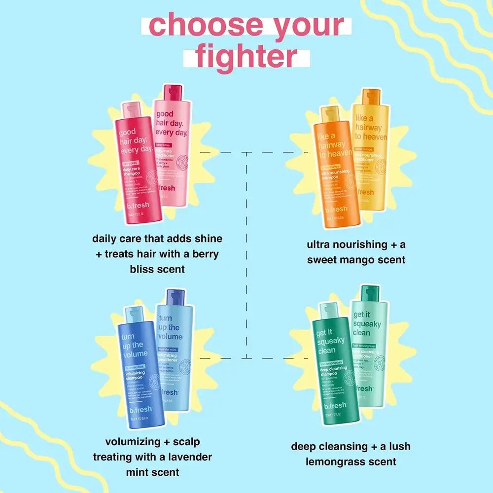 B.fresh Guter Haar-Tag Jeden Tag Shampoo für den täglichen Gebrauch mit Kamille und Goji - Feuchtigkeit und Glanz, 355 ml