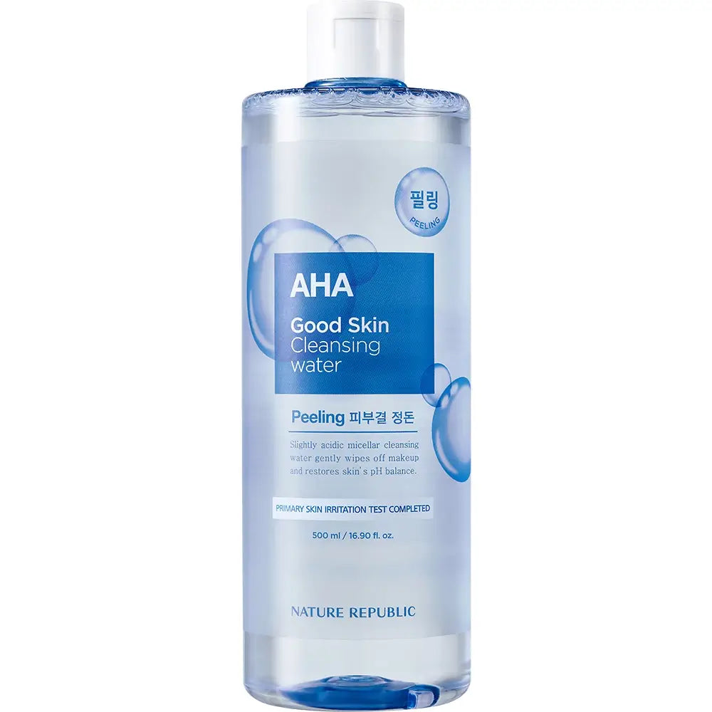 NATURE REPUBLIC Good Skin Apa Micelara AHA - Sanfte Reinigung und tiefe Feuchtigkeitsversorgung, 500 ml
