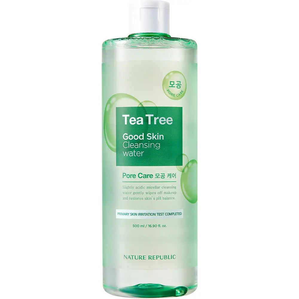 NATURE REPUBLIC Good Skin Tea Tree Ampoule Cleansing Water - 500 ml