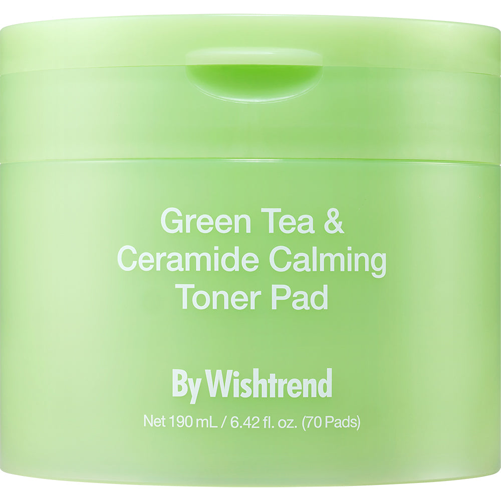 Grüner Tee und Ceramid beruhigendes Toner-Pad 190 ml