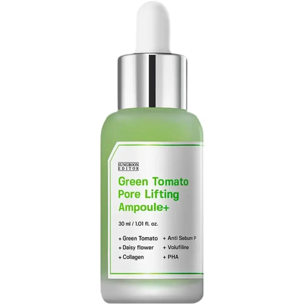 SUNGBOON EDITOR Green Tomato Serum für Gesicht - Pore Lifting - Festigkeit, Mattierung und Porenverkleinerung, 30 ml