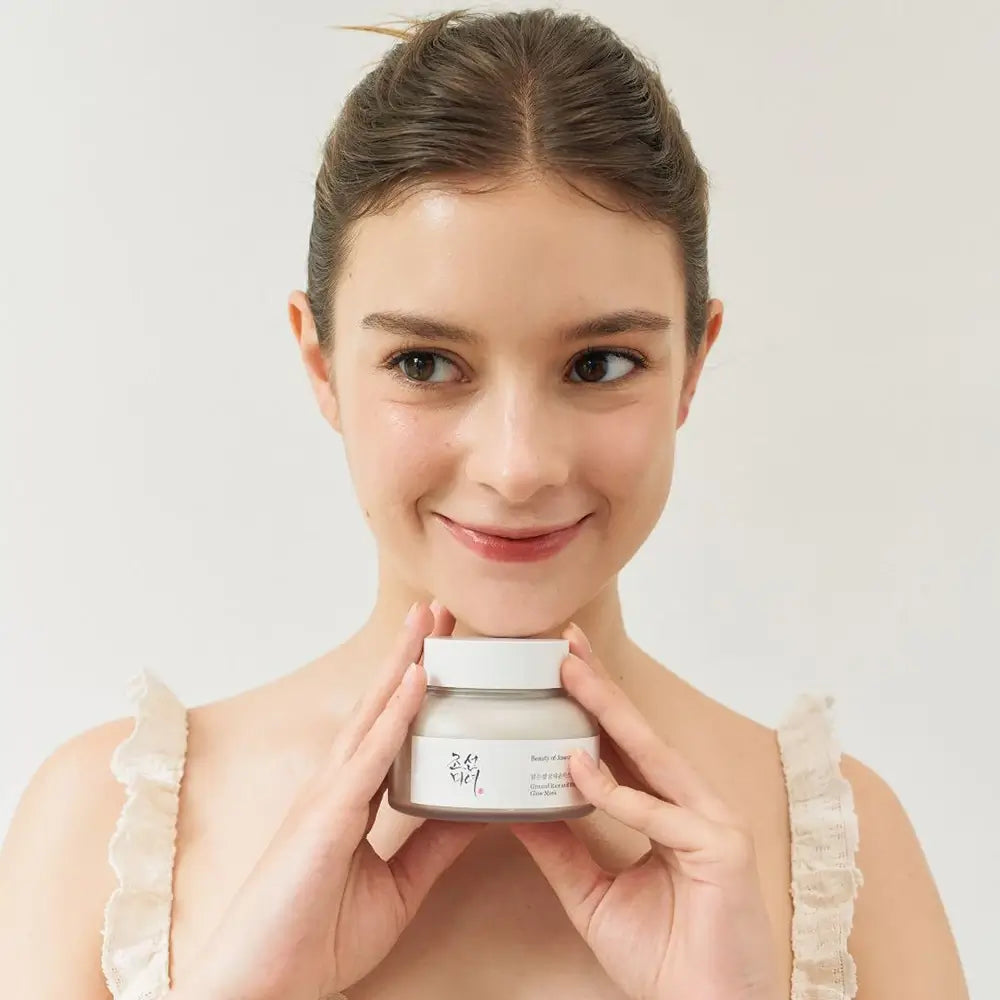 BEAUTY OF JOSEON Reis- und Honig-Glow-Maske - Feuchtigkeitsspendende Gesichtsmaske mit Honig und Kaolin für Hautkomfort - 150 ml