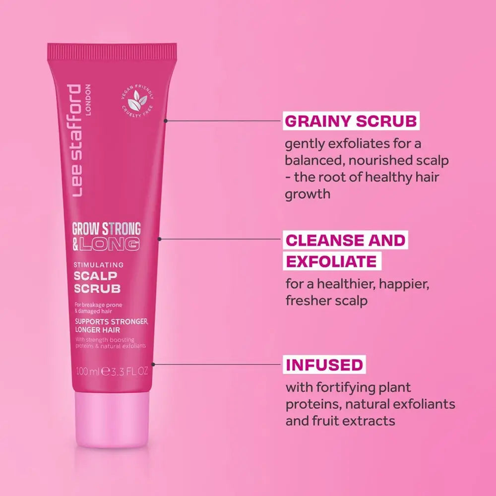 LEE STAFFORD Grow Strong&Long Stimulating Scalp Scrub