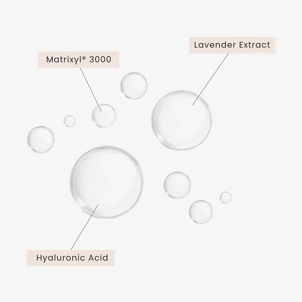 Timeless Skin Care Matrixyl 3000 Spray mit Lavendel - Feuchtigkeitsspendendes Anti-Falten-Spray mit Hyaluronsäure und beruhigender Wirkung, 120 ml