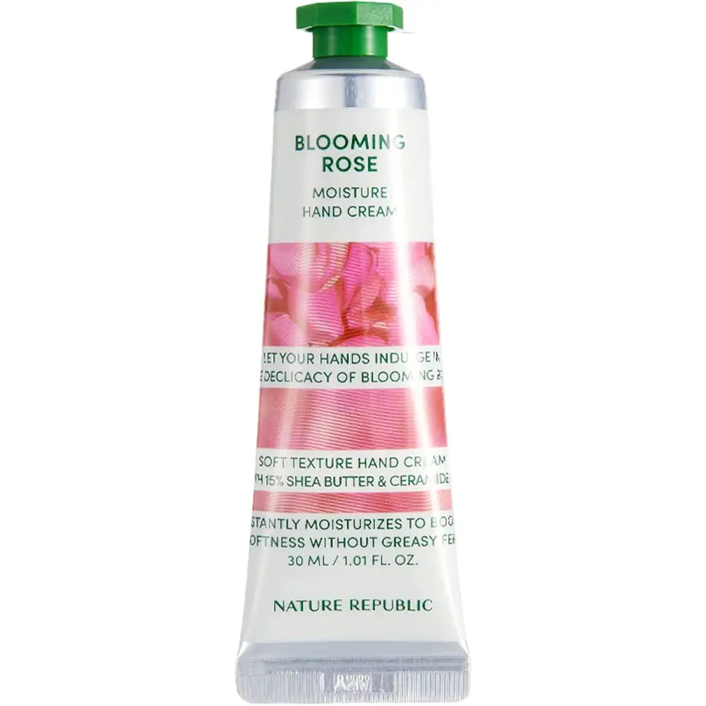 NATURE REPUBLIC Hand and Nature Handcreme Blooming Rose - Intensive Feuchtigkeit und Geschmeidigkeit, 30 ml