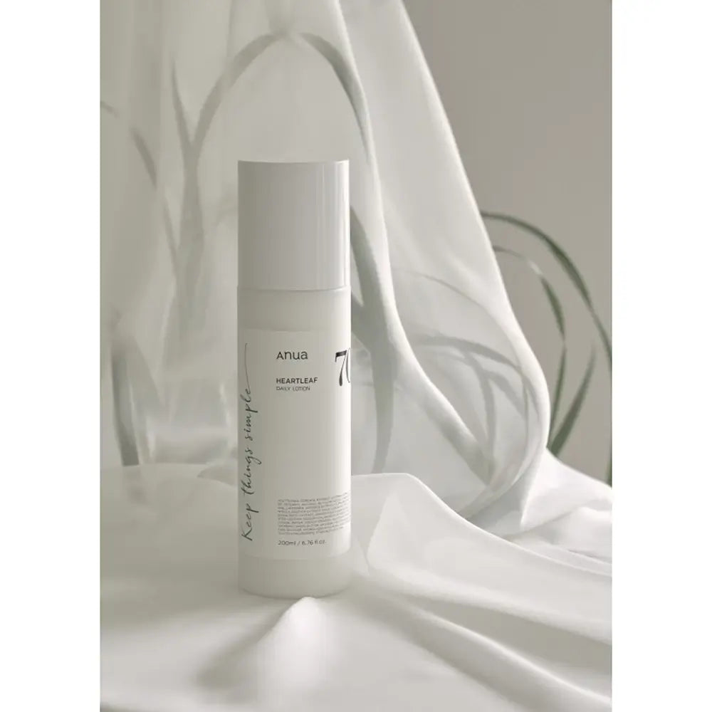 ANUA Heartleaf 70% Feuchtigkeitsspendende Gesichts-Lotion - Beruhigend und Feuchtigkeitsspendend für empfindliche Haut, 200 ml