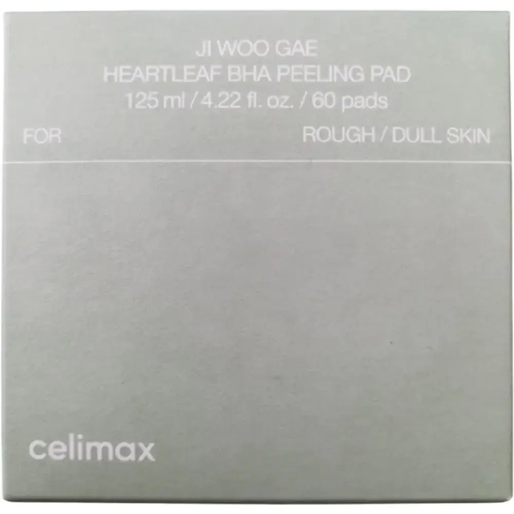 CELIMAX Heartleaf dischete exfoliante BHA - sanfte Peeling und intensive Feuchtigkeit, 60 Stk.