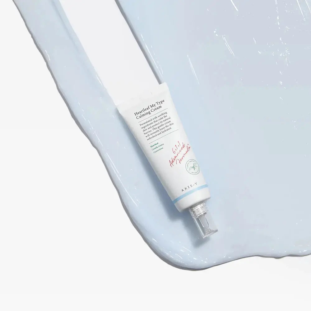 AXIS-Y 6+1+1 Feuchtigkeitscreme für das Gesicht Heartleaf My Type - Intensive Feuchtigkeit und Beruhigung für empfindliche Haut, 60 ml