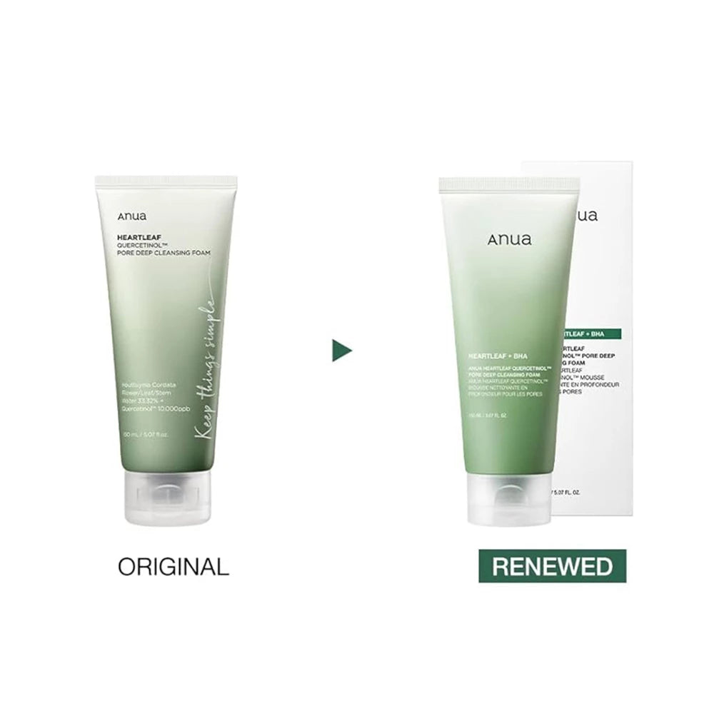 ANUA Heartleaf Quercetinol Pore Deep Cleansing Foam
