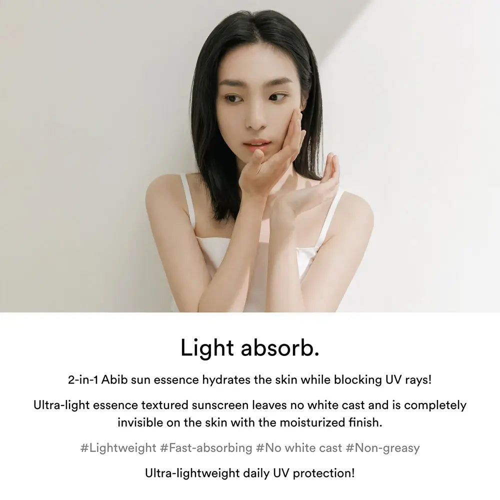 ABIB Heartleaf Sonnencreme LSF50+ PA++++ - UV-Schutz, Beruhigung und intensive Feuchtigkeit, 50 ml