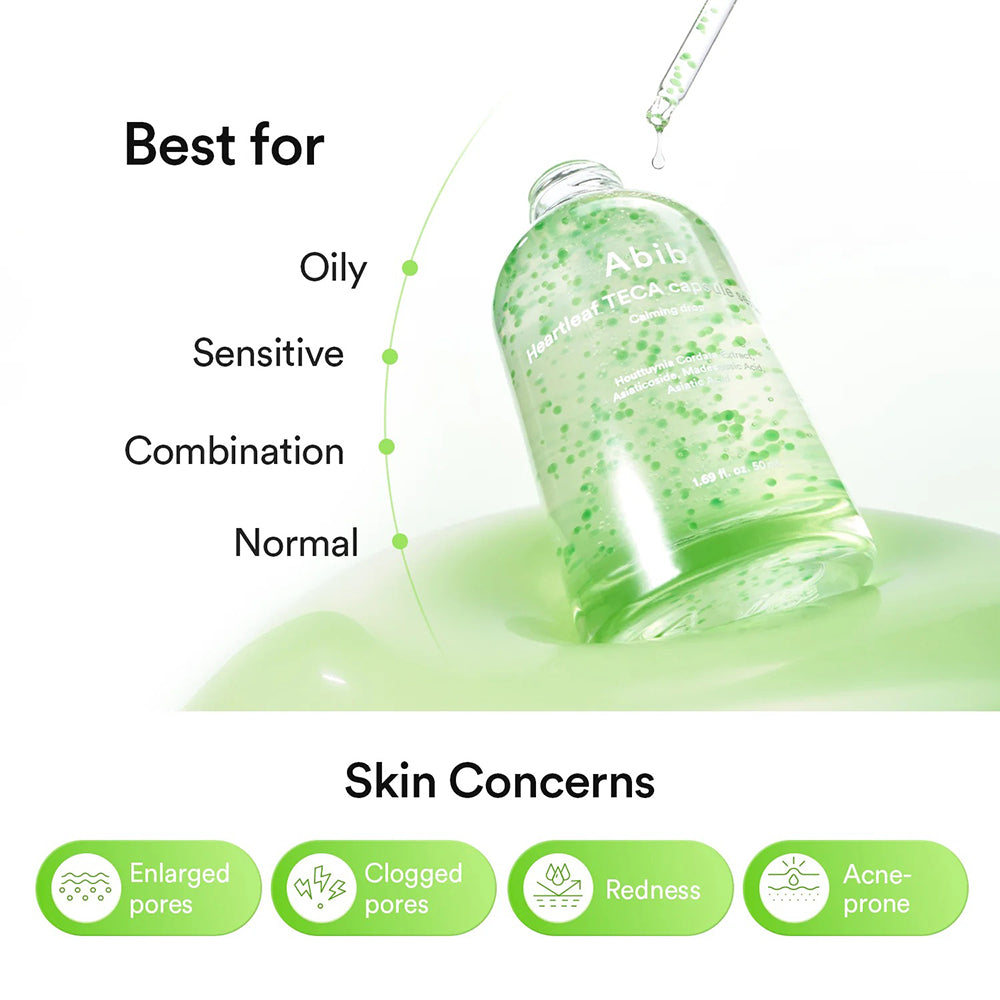 ABIB Heartleaf Teca Capsule Serum Calming Drop - 50 ml