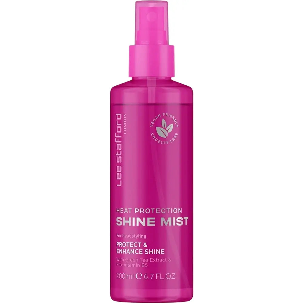 LEE STAFFORD Hitzeschutz Glanzspray - Haarspray mit Grüntee-Extrakt und Provitamin B5, schützt das Haar vor Hitze von Styling-Geräten - 200 ml