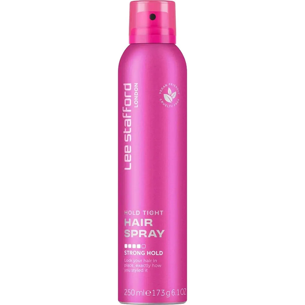 LEE STAFFORD Halt Haarspray - Fixierspray mit Panthenol (Provitamin B5) und Benzophenone-4, das hilft, die Frisur den ganzen Tag über zu halten - 250 ml