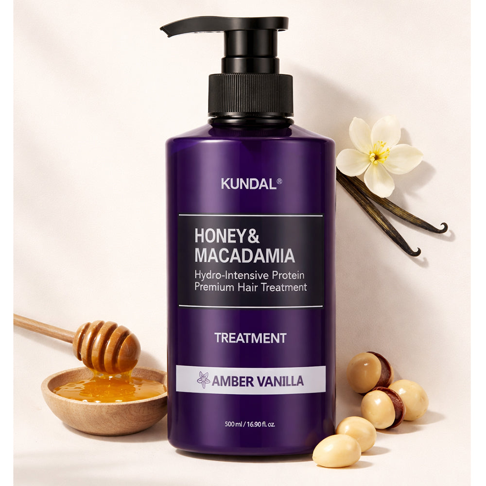 KUNDAL Honig & Macadamia Protein Treatment - Haarkur mit Honig und Macadamiaöl zur tiefen Feuchtigkeitsversorgung, Reparatur und Geschmeidigkeit - 500 ml