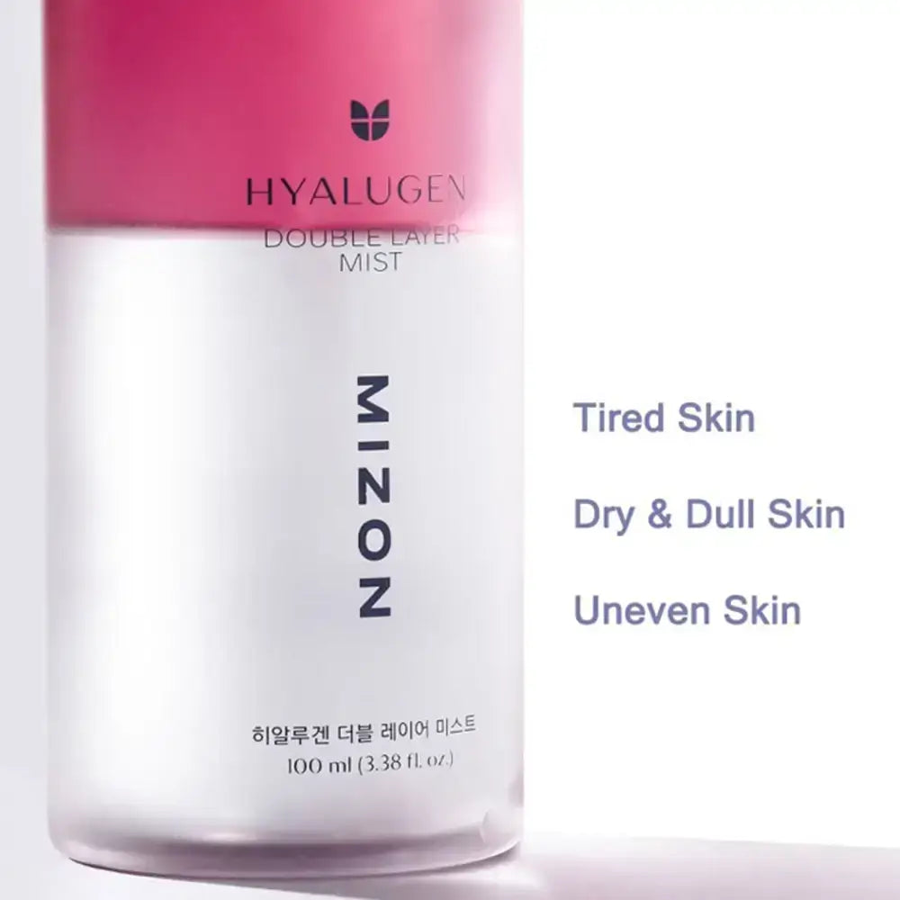 MIZON Hyalugen Double Layer - Nebel mit Hyaluronsäure und Kollagen zur Hydratation und Pflege der Haut - 100 ml