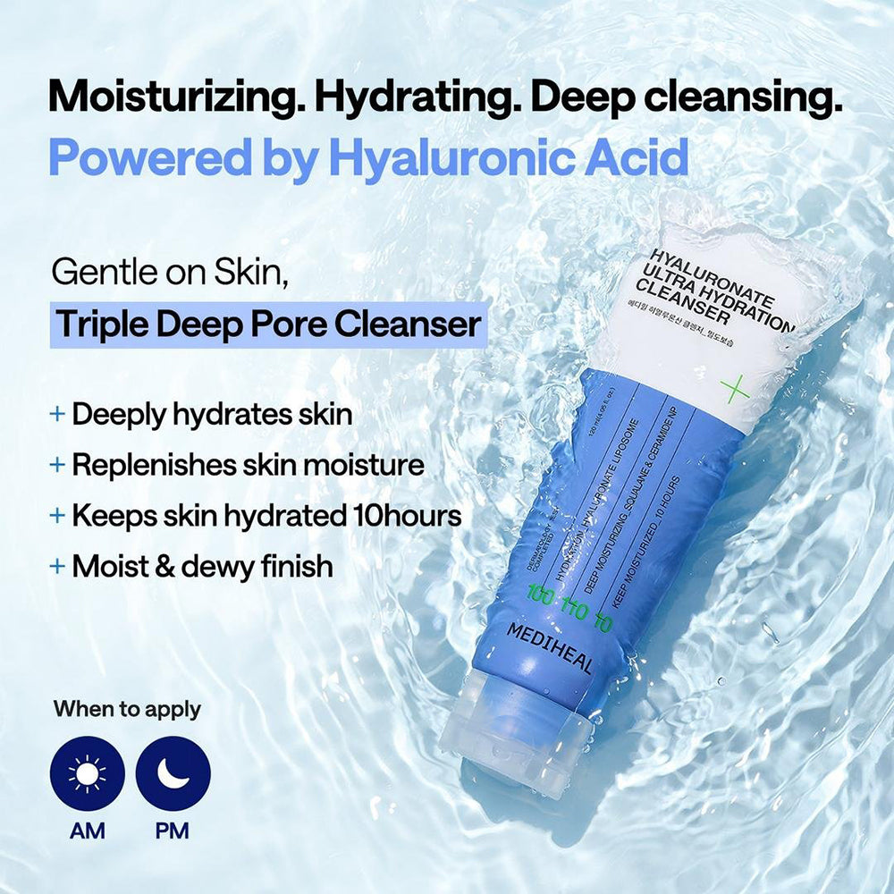 MEDIHEAL Hyaluronate Cleanser Ultra Hydration 120 ml
