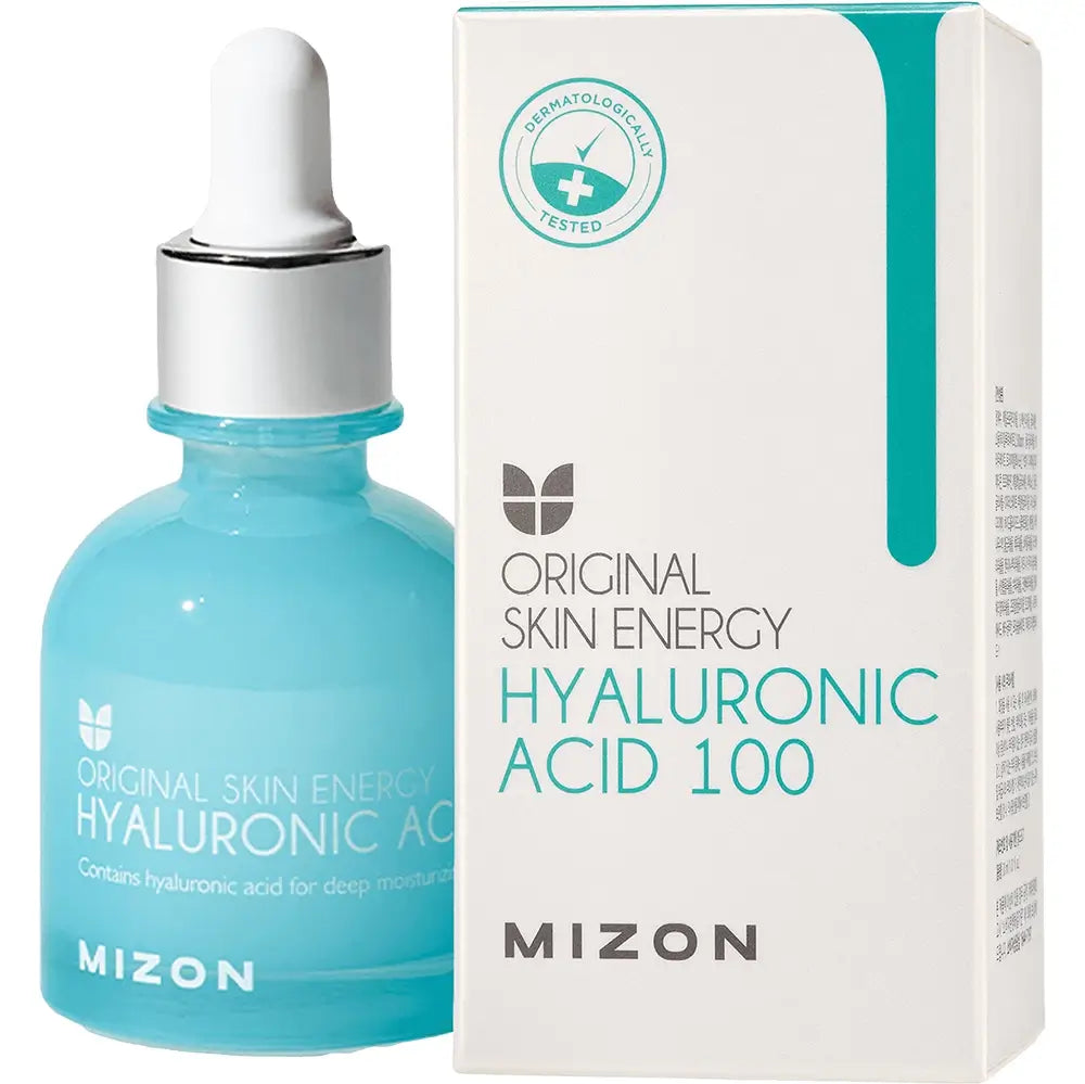 MIZON Hyaluronsäure 100 - Gesichtsserum mit Hyaluronsäure und Birkenwasser für Feuchtigkeitsbalance - 30 ml