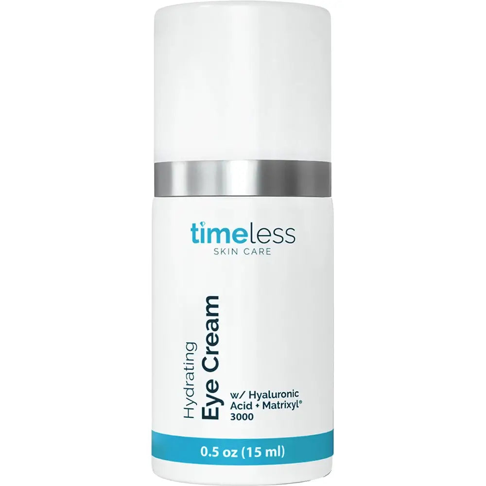 TIMELESS SKIN CARE Hydration Boost Augencreme - Ultra-feuchtigkeitsspendend und Anti-Falten mit Hyaluronsäure und Peptiden, 15 ml
