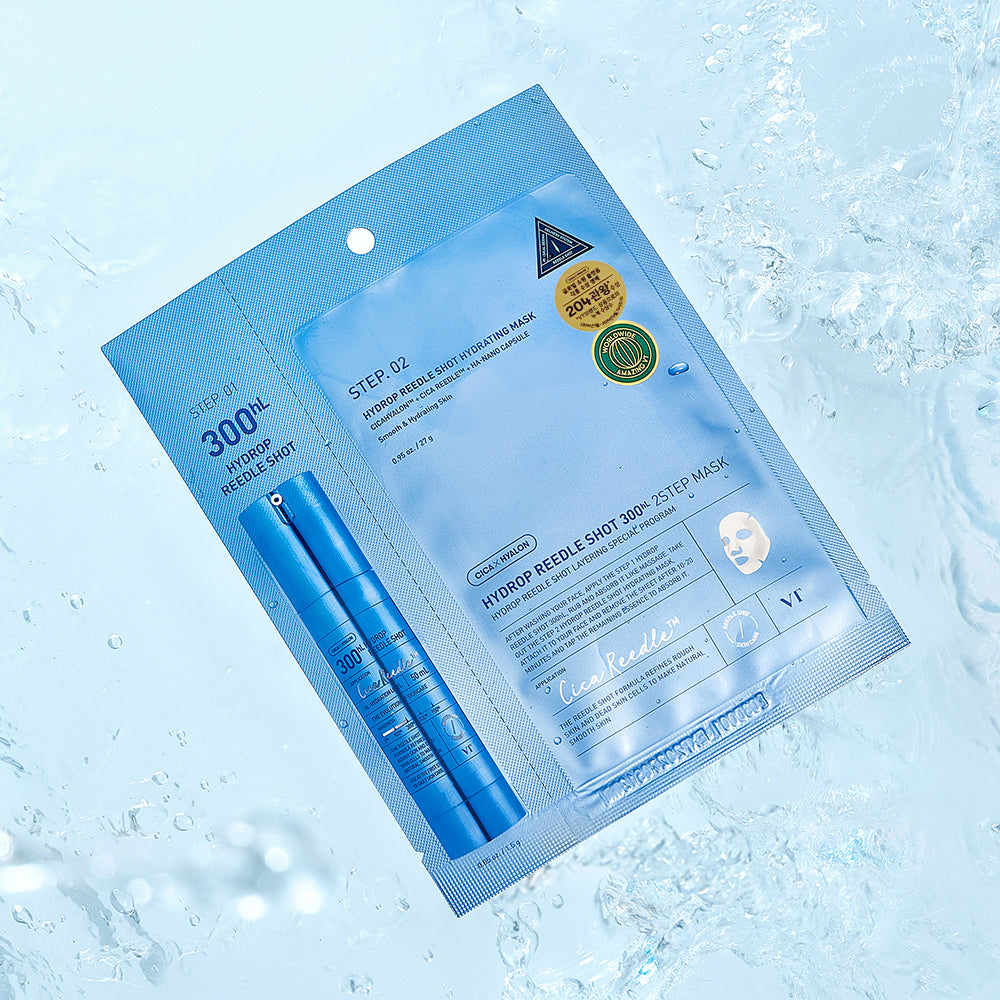 VT COSMETICS Hydrop Reedle Shot 300hL 2-Stufen-Tuchmaske