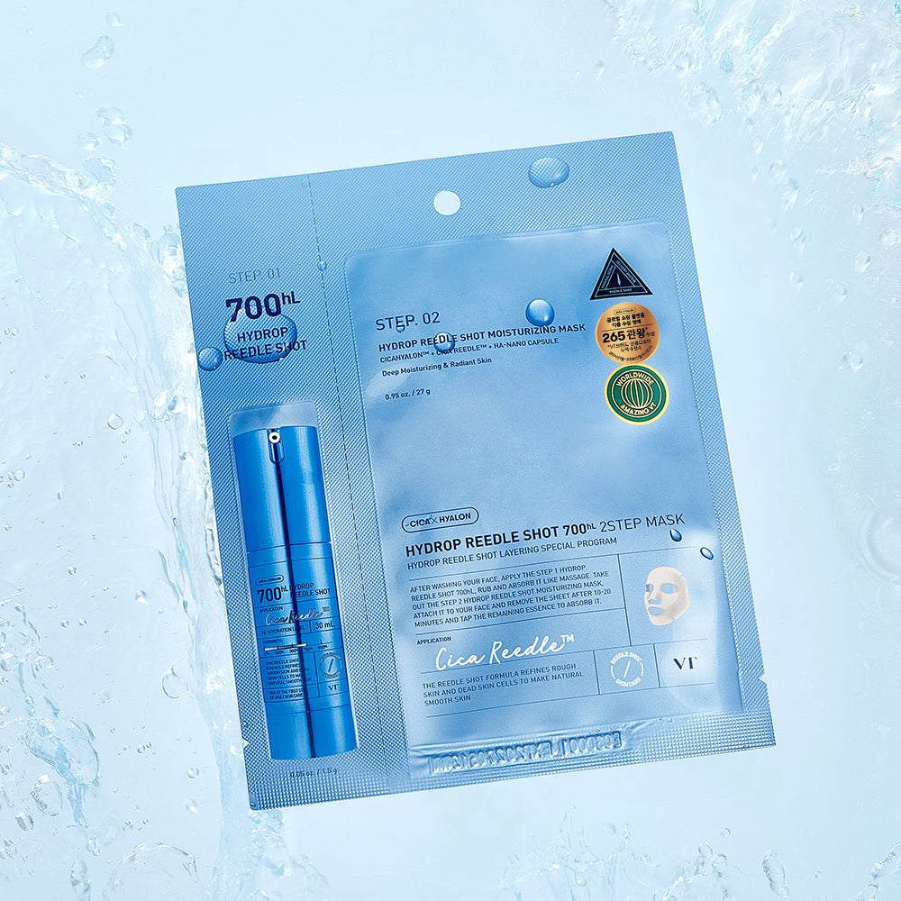 VT COSMETICS Hydrop Reedle Shot 700hl 2 Step Sheet Mask