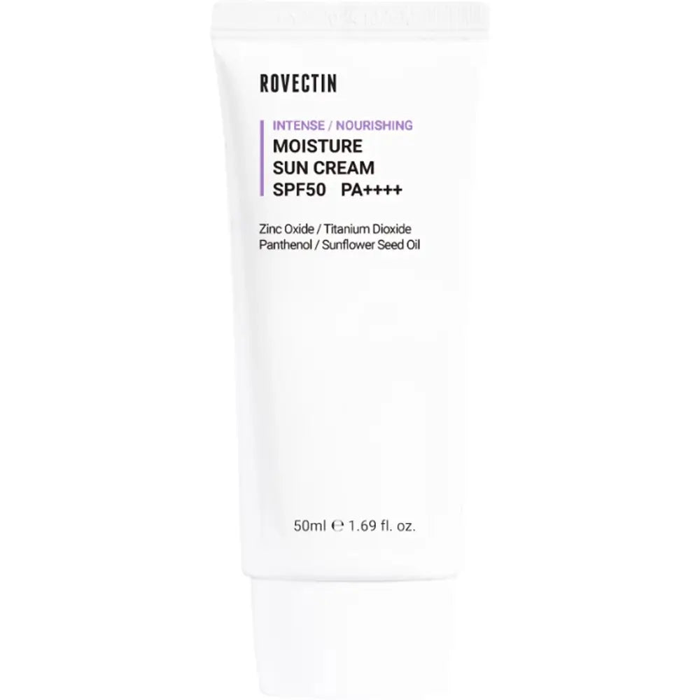 ROVECTIN Intense Moisture Sun LSF50 PA++++ - Gesichtscreme mit Panthenol (Vitamin B5) und Tocopherol (Vitamin E) für Sonnenschutz und Hautfeuchtigkeit - 50 ml