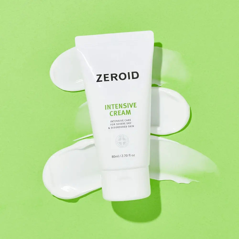 ZEROID Intensive Cream - Gesichtscreme mit Dimensamid und Squalan zur Hydratation, Beruhigung und Stärkung der Hautbarriere - 80 ml