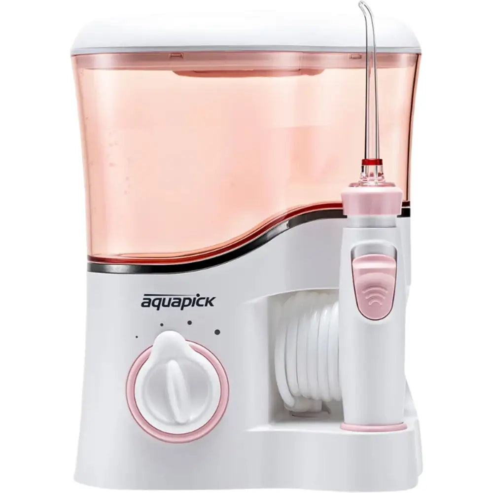 AQUAPICK AQ-350 - Munddusche mit ultrafeinem pulsierendem Wasserstrahl und um 360 Grad drehbaren Düsen