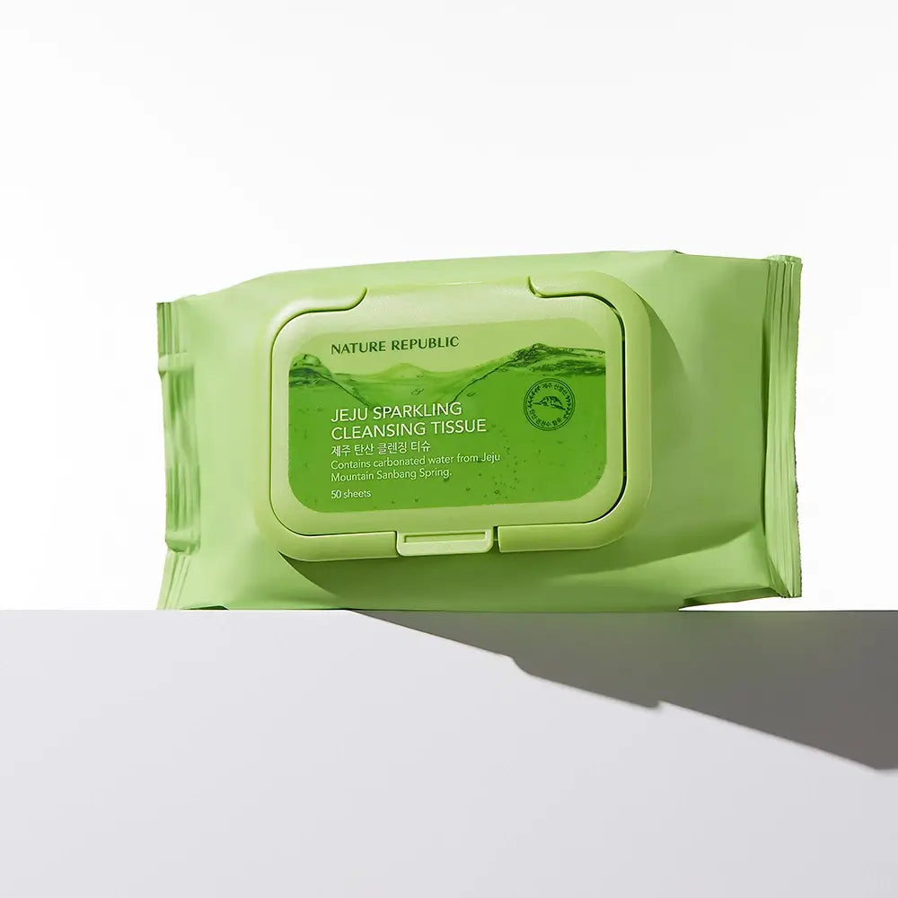 Jeju Sparkling Cleansing Tissue Servetele demachiante 50 Stk.