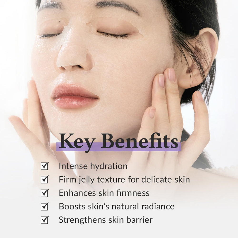 Dr. Althea Jelly Seal Dewy Mask - Tuchmaske mit Hyaluronsäure und Panthenol für Feuchtigkeit und Hautbalance - 28g