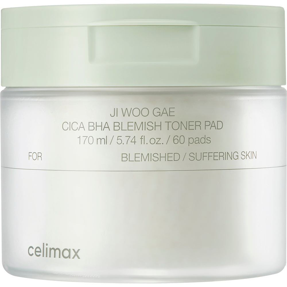 CELIMAX Ji Woo Gae Cica BHA Blemish Toner Pads, 60 Stück