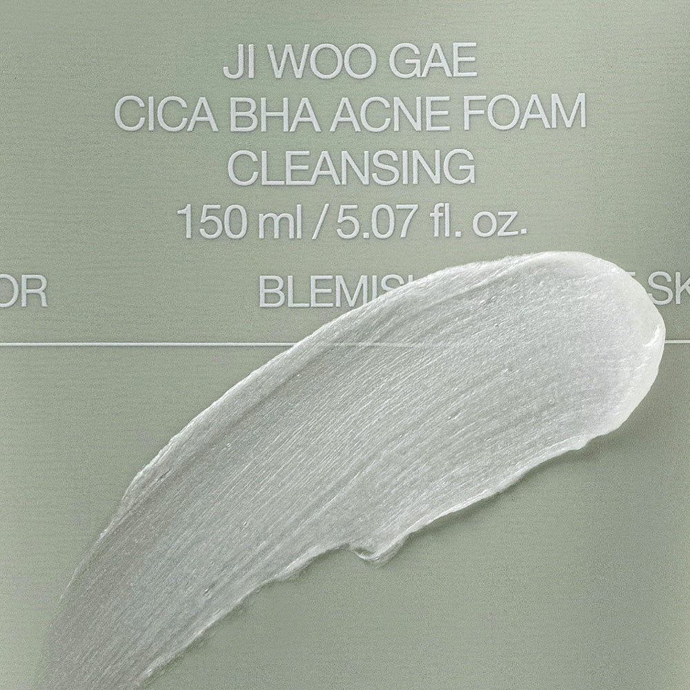 CELIMAX Ji Woo Gae Cica BHA Akne-Schaumreiniger, 150 ml