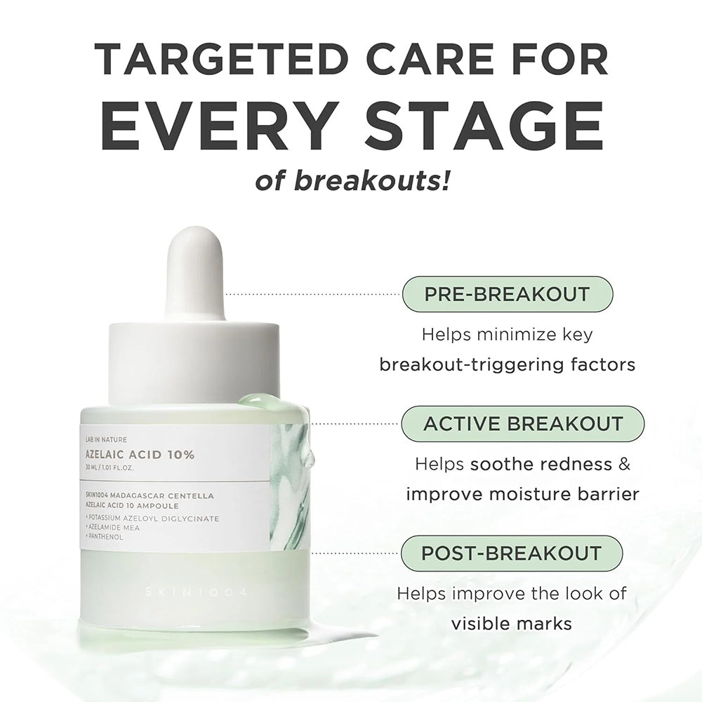SKIN1004 Lab In Nature Madagaskar Centella Azelainsäure 10 Ampulle 30 ml