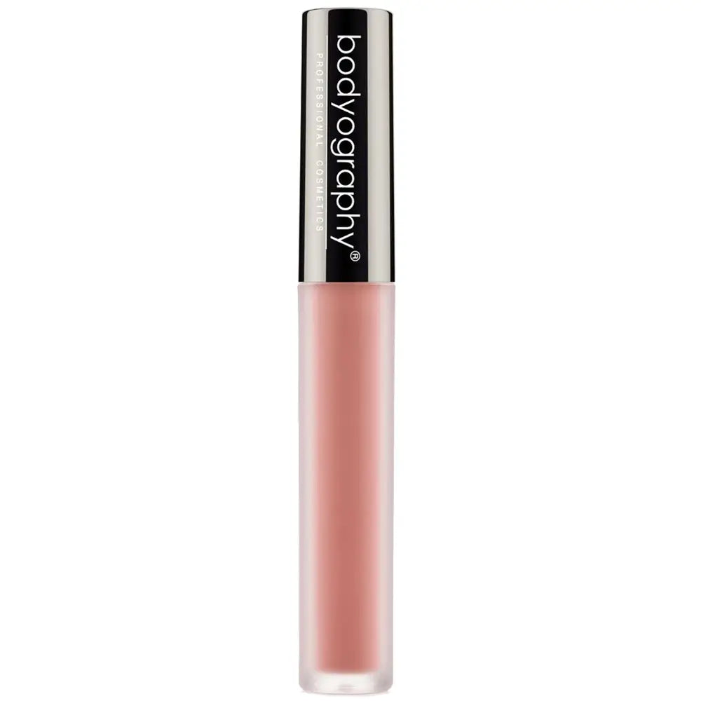 BODYOGRAPHY Lip Lava - ruj lichid formulat cu pigmenti intensi de culoare si aroma de vanilie, care contribuie la conturarea si acoperirea buzelor si la metinerea unui finisaj mat luminos - 2,5 gr - Stripped