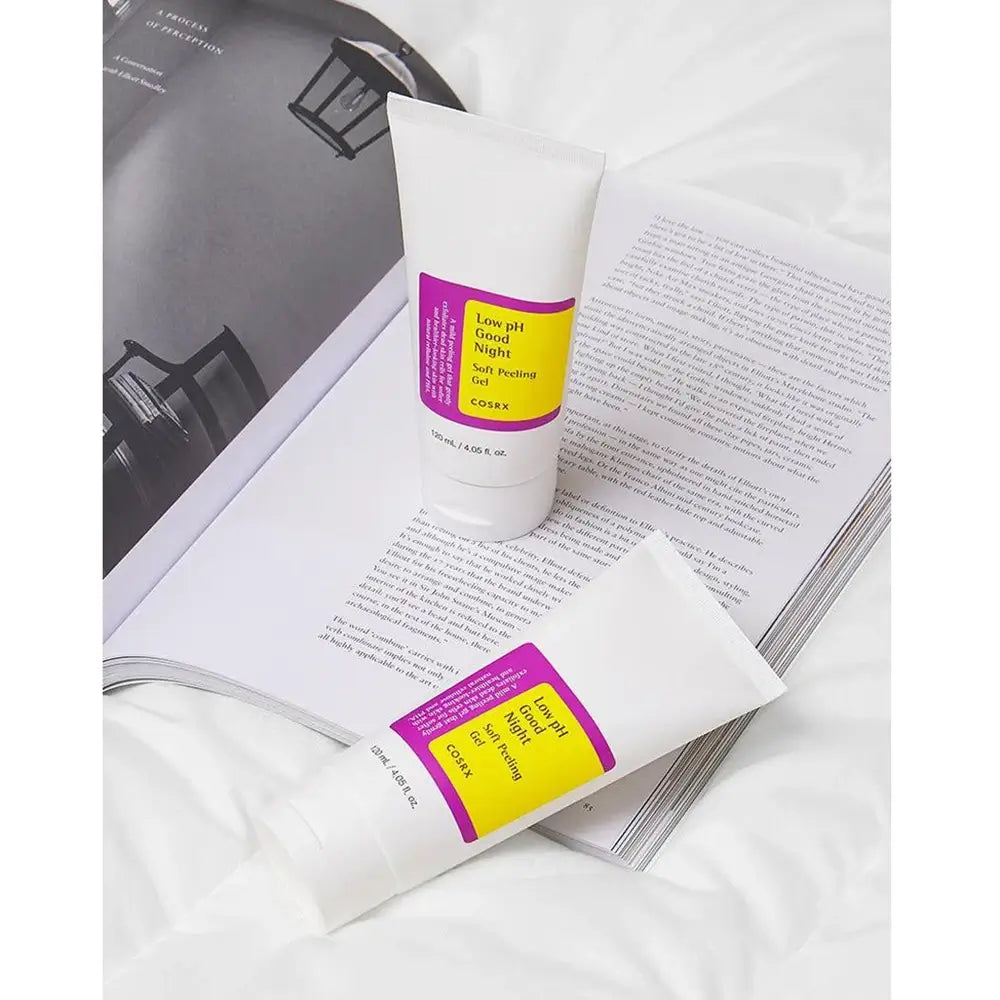 COSRX Low pH Good Night Peeling Gel Exfoliant - Sanfte Peeling & Feuchtigkeitspflege mit Hyaluronsäure, 120 ml