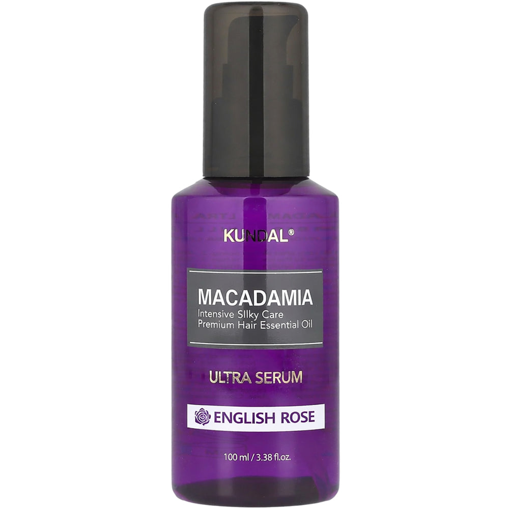 KUNDAL Macadamia Haarpflege-Serum - Formuliert mit Macadamia-Samenöl und Arganöl, trägt zur Haarreparatur und Geschmeidigkeit bei - 100 ml