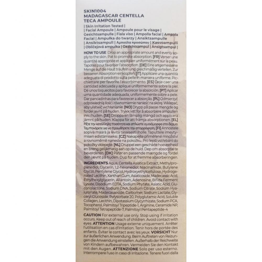 SKIN1004 Madagascar Centella Teca Ampoule, 50 ml