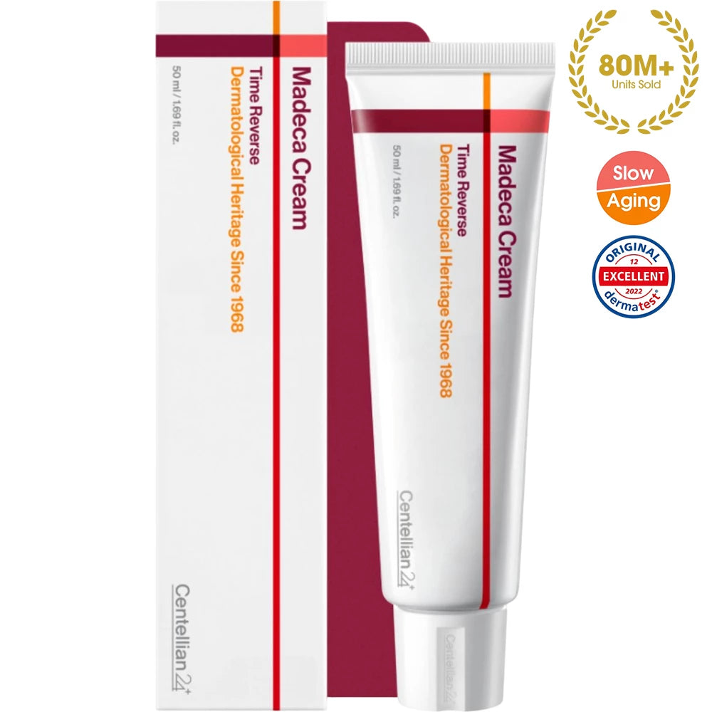 CENTELLIAN24 Madeca Cream Time Reverse - Gesichtscreme mit Madecassosid und Niacinamid, die zur Beruhigung der Haut und zur Vereinheitlichung des Hauttons beitragen - 50 ml