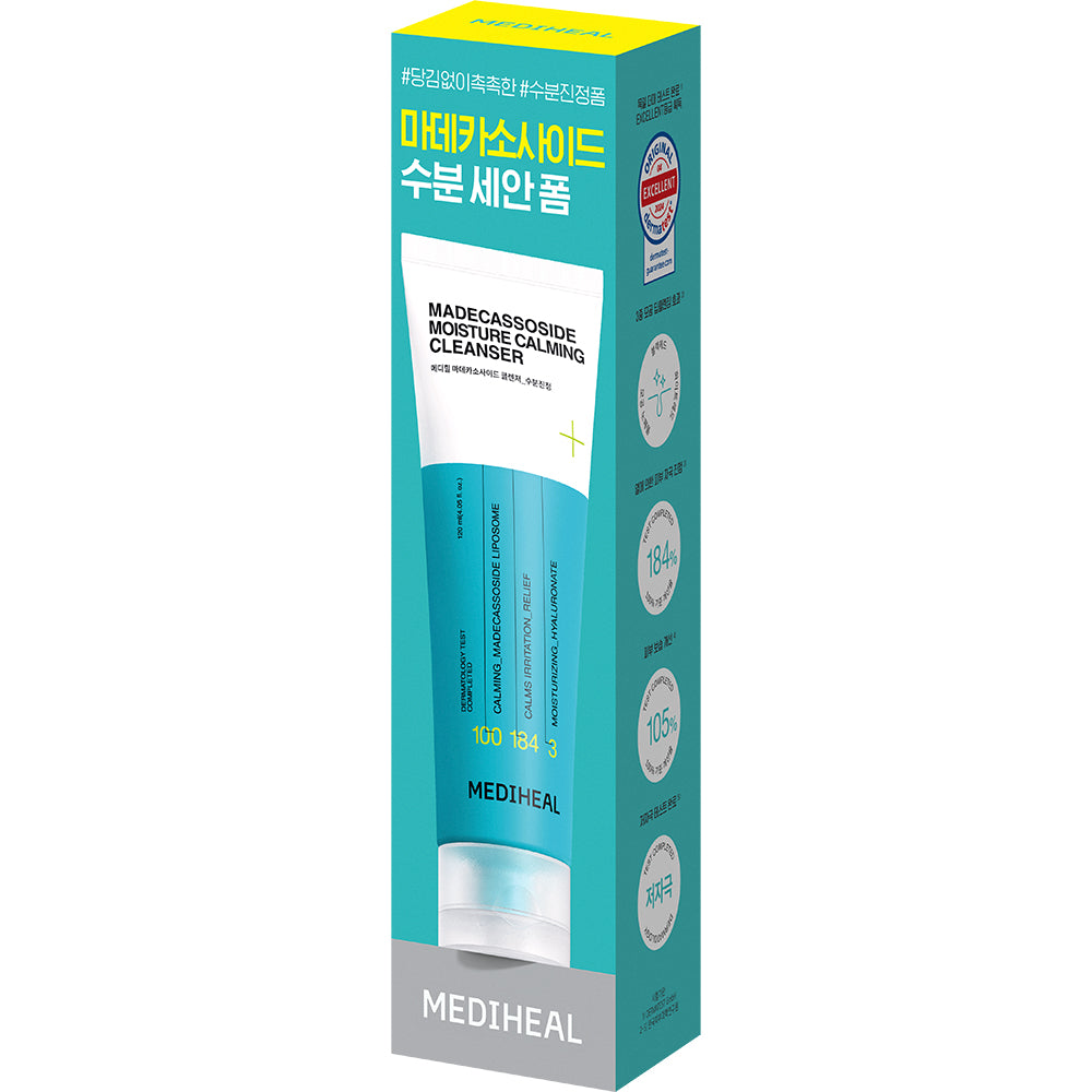 MEDIHEAL Madecassoside Cleanser Moisture Calming - spuma de curatare - 120 ml