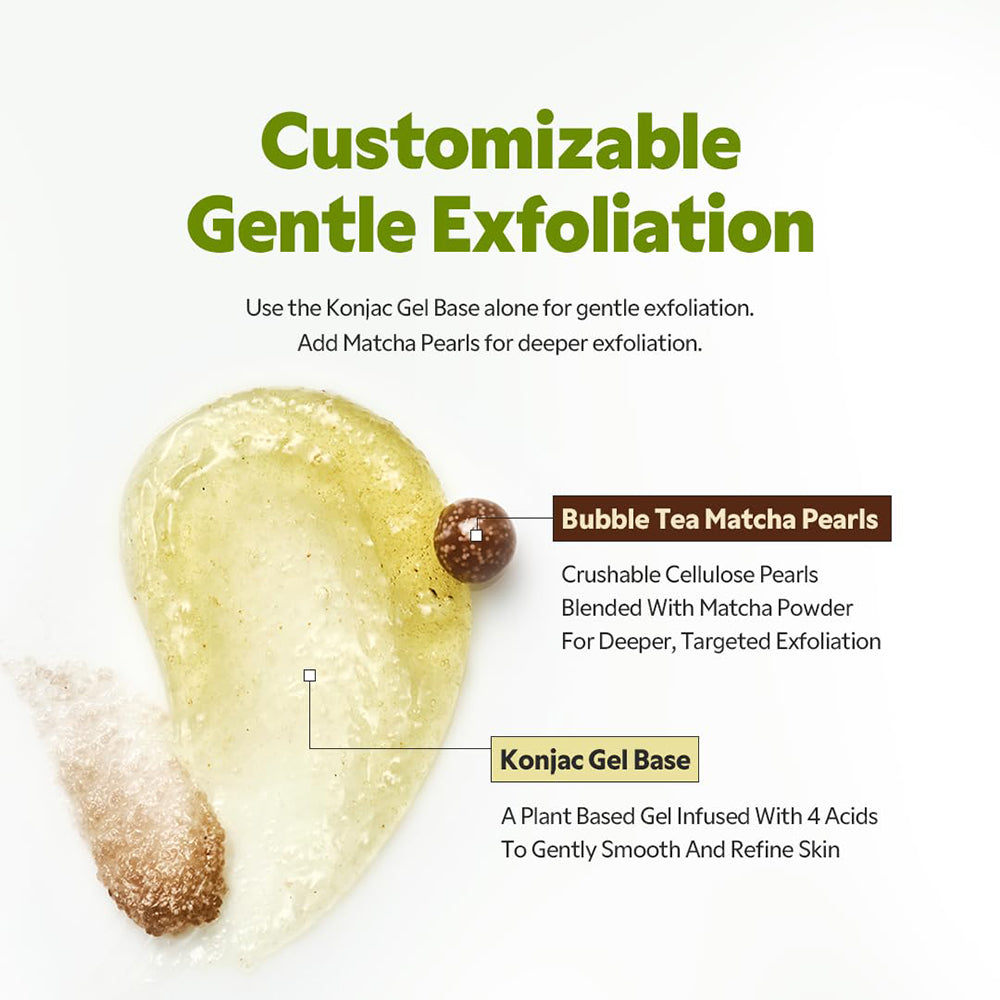 TIRTIR Matcha Bubble Tea Scrub, 95 gr